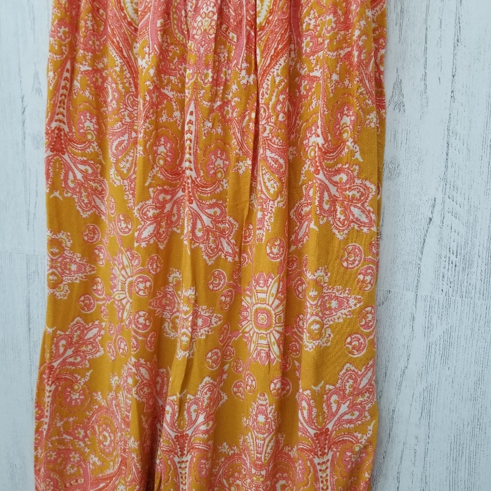 Free People Thinking of You Smocked Jumpsuit XS - Picture 6 of 8